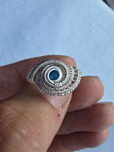 Load image into Gallery viewer, Blue topaz ring