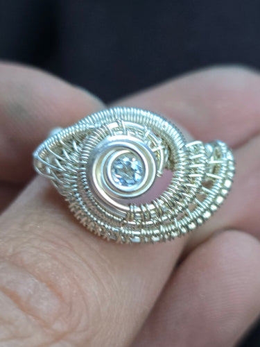 Goshenite ring size 8